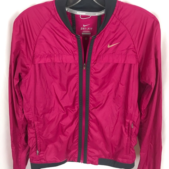 Nike dri-fit running jacket windbreaker pink - Picture 2 of 6